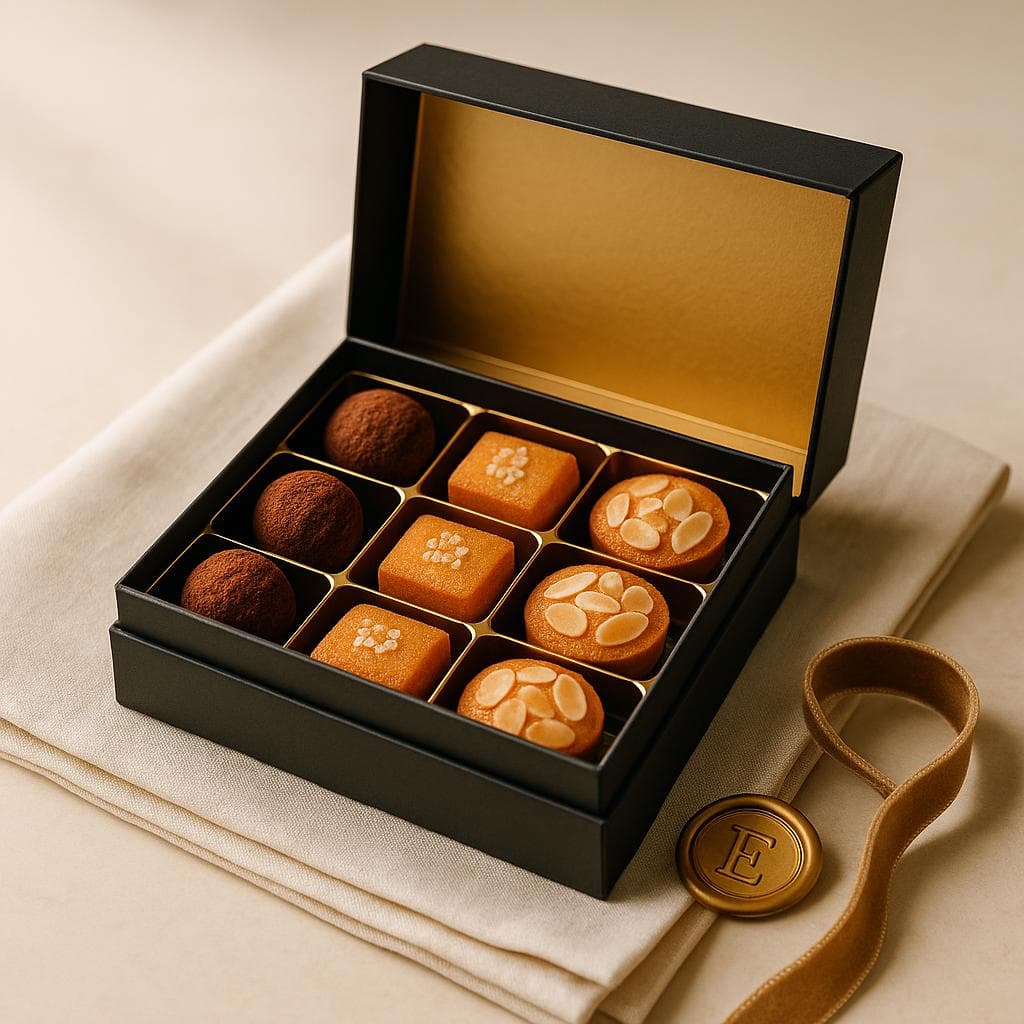 ÉCLAT gold luxury gift box